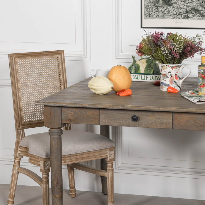 Rustic Pine 110cm Square Dining Table