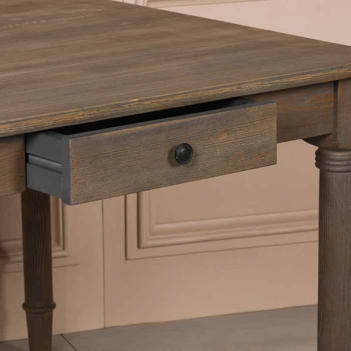 Rustic Pine 110cm Square Dining Table