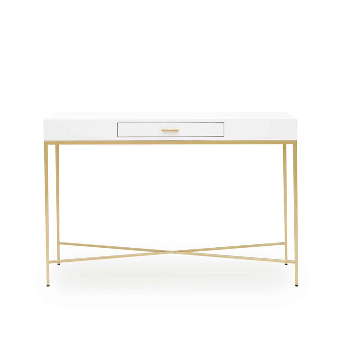 Berkeley Console | White 1 Drawer