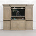 Large Wooden Triple Breakfront TV Cabinet - Modern Home Interiors