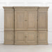 Large Wooden Triple Breakfront TV Cabinet - Modern Home Interiors