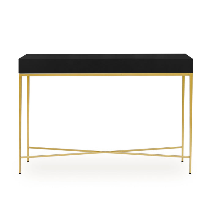 Berkeley Console | Black 1 Drawer