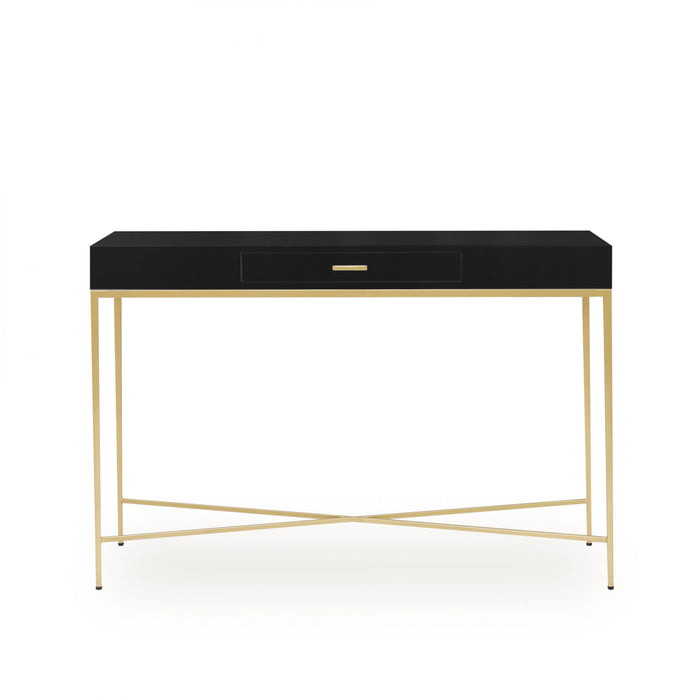 Berkeley Console | Black 1 Drawer