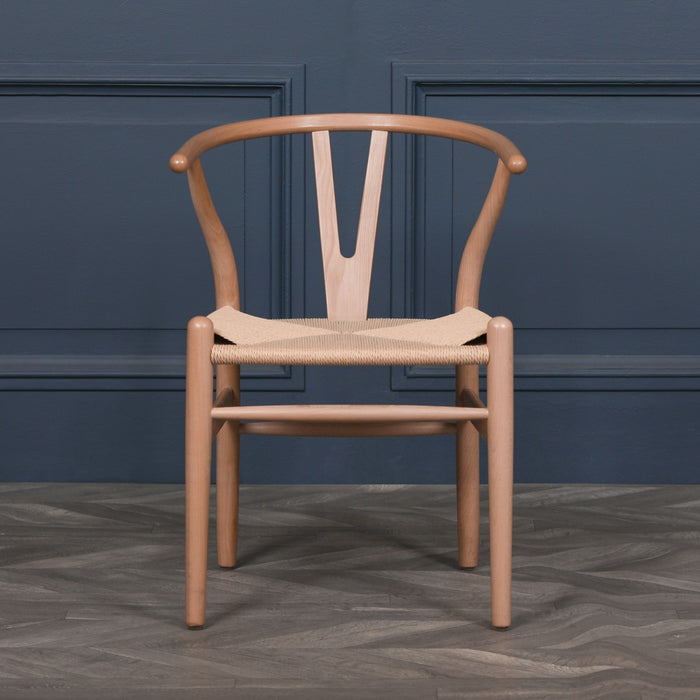 Wishbone Natural Wooden Dining Chair