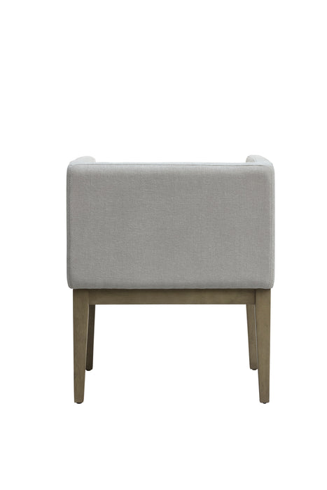 Wolford Dining Chair | Clay Chenille with Aged Oak Legs