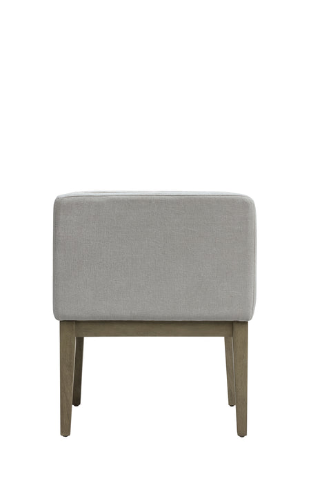 Wolford Dining Chair | Clay Chenille with Aged Oak Legs