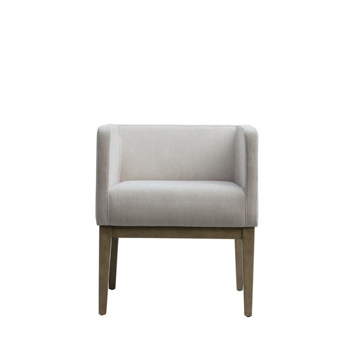 Wolford Dining Chair | Clay Chenille with Aged Oak Legs