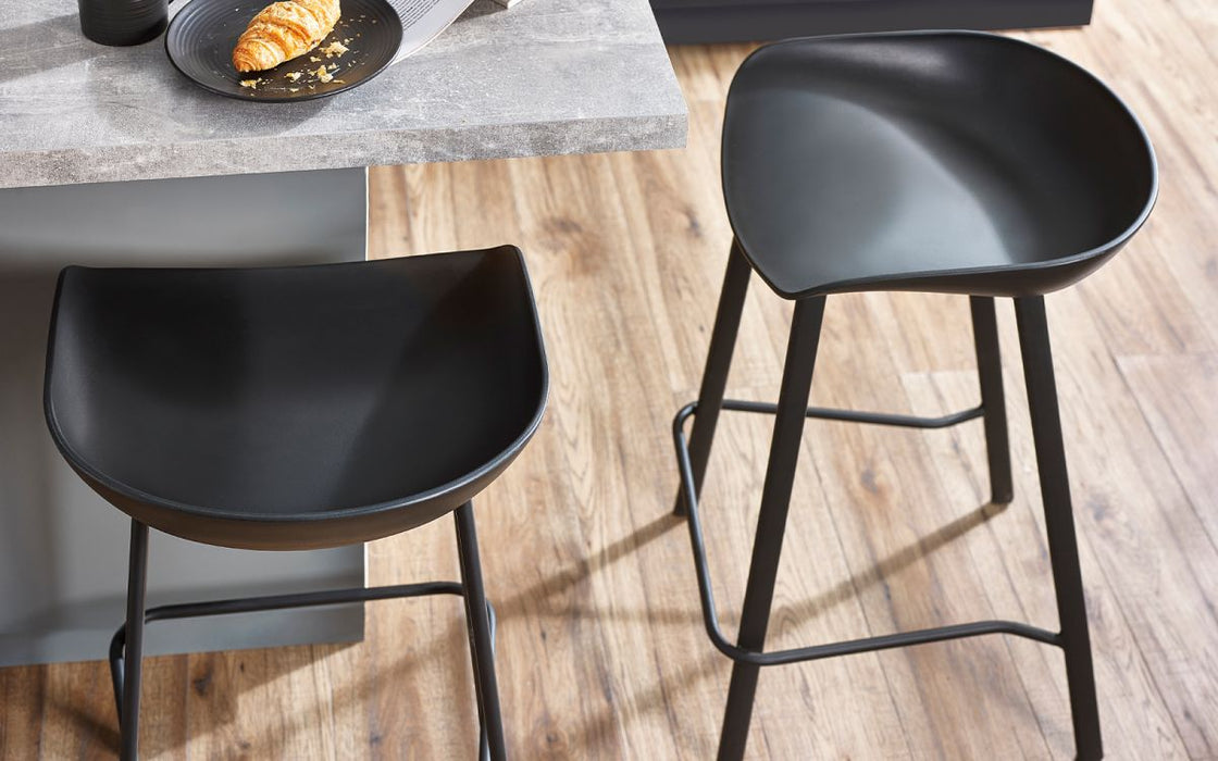 Renzo Bar Stool - Black