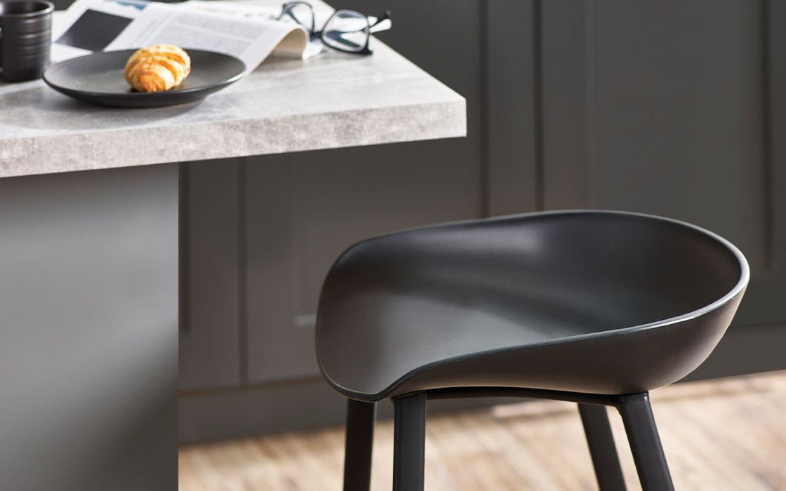 Renzo Bar Stool - Black