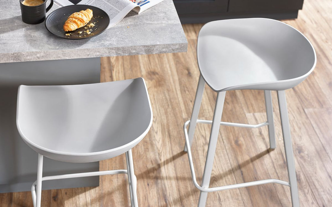 Renzo Bar Stool - Dove Grey