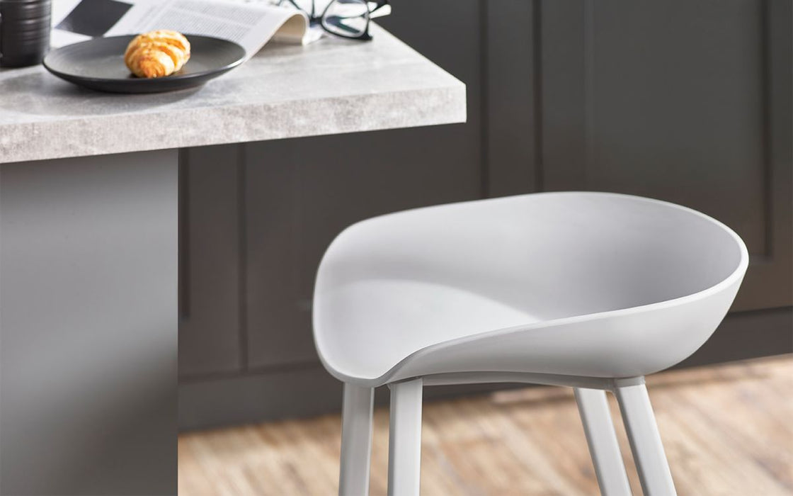 Renzo Bar Stool - Dove Grey