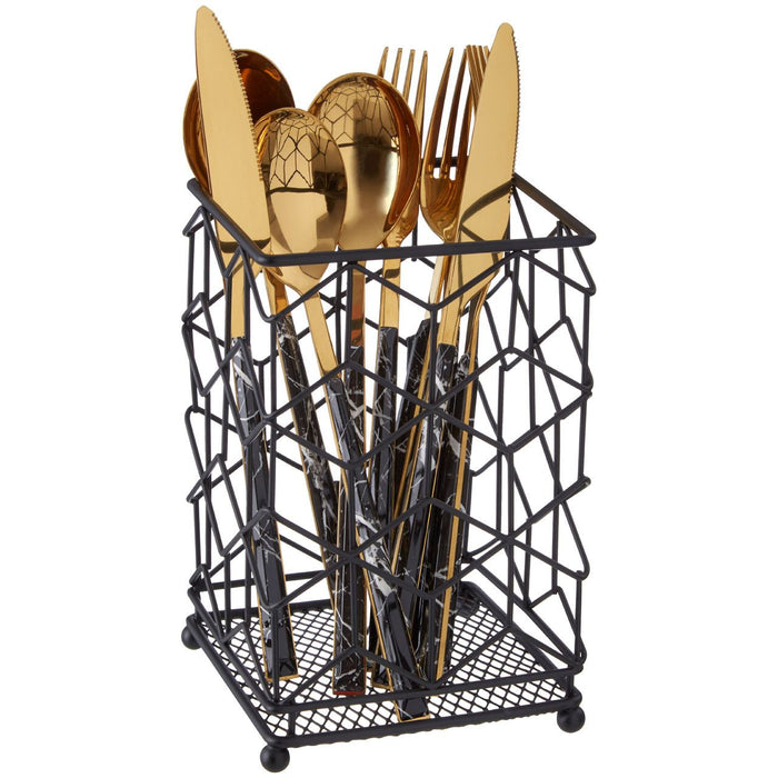 Vertex Contour Utensil Holder - Matte Black