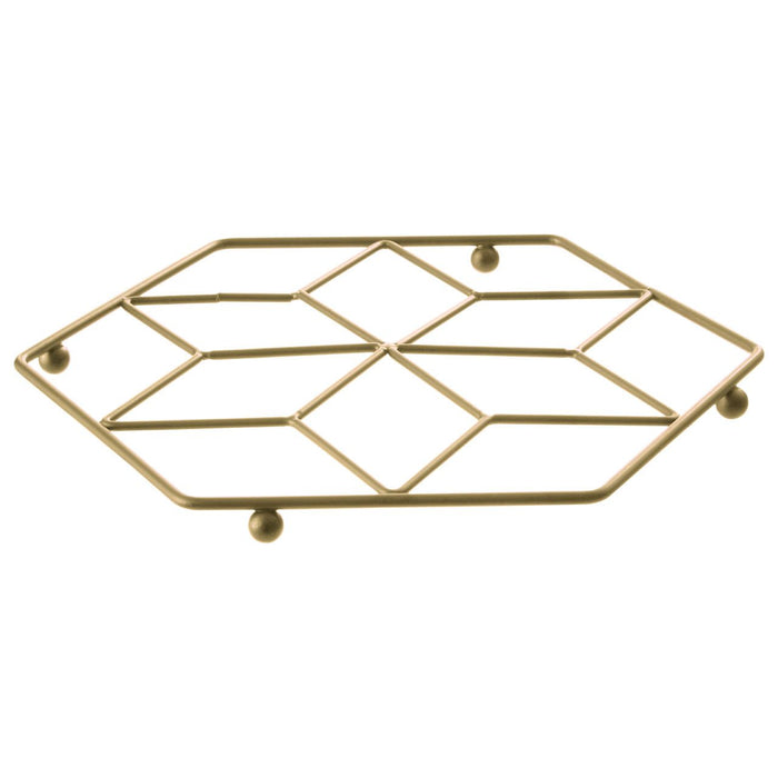 Vertex Matt Gold Contour Trivet