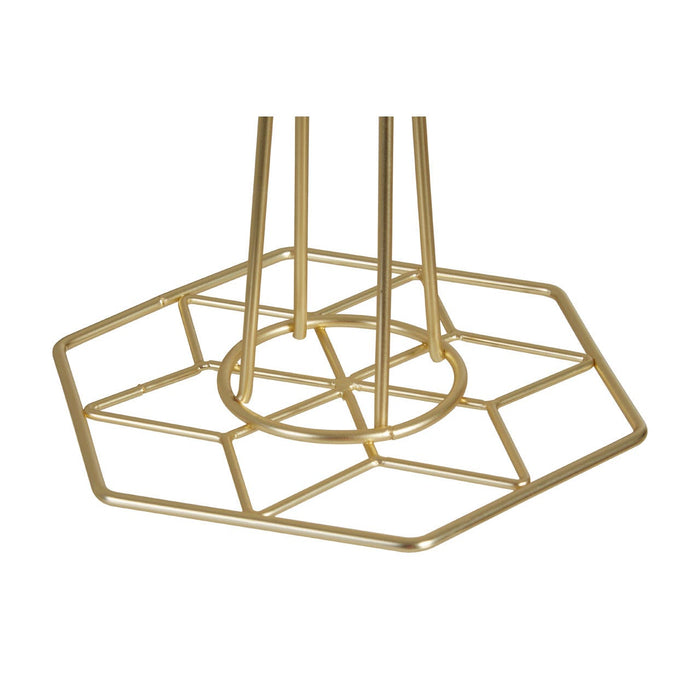 Vertex Contour Matte Gold Mug Tree - Modern Home Interiors