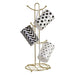 Vertex Deco Matte Gold Mug Tree - Modern Home Interiors