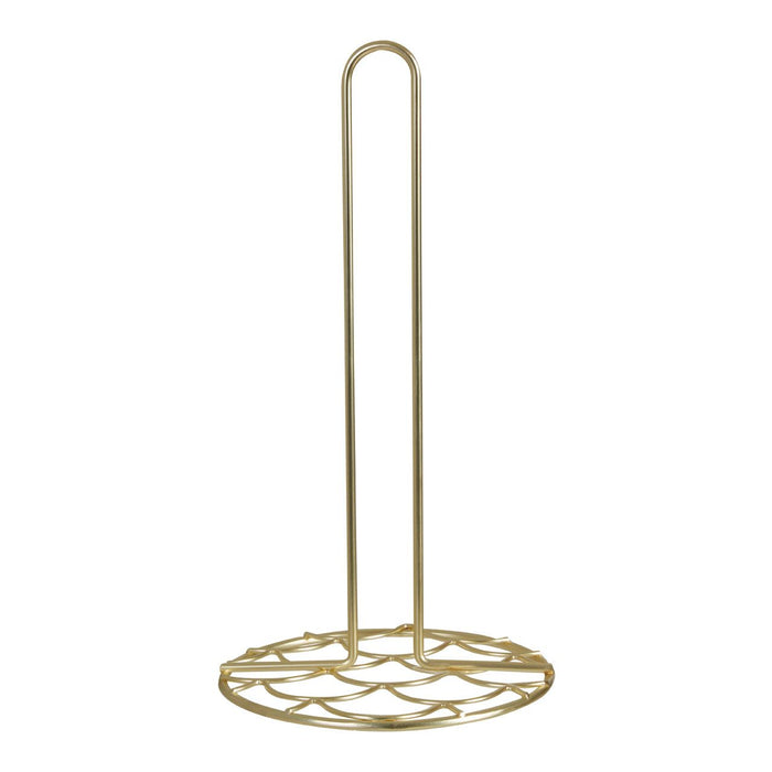 Vertex Deco Kitchen Roll Holder - Matte Gold