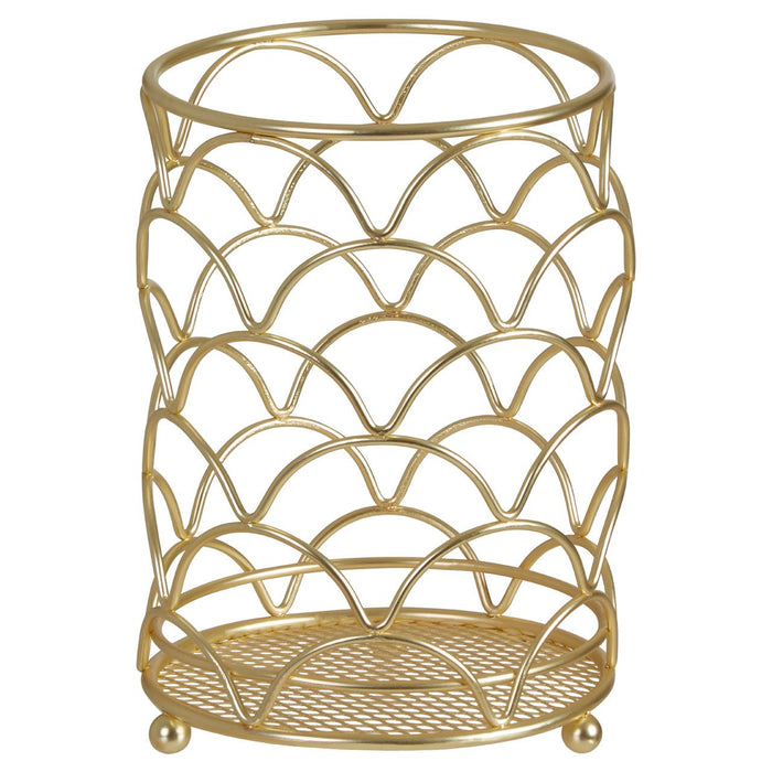 Vertex Deco Utensil Holder - Matte Gold