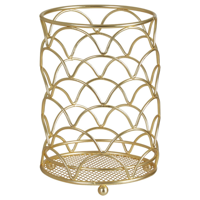 Vertex Deco Utensil Holder - Matte Gold