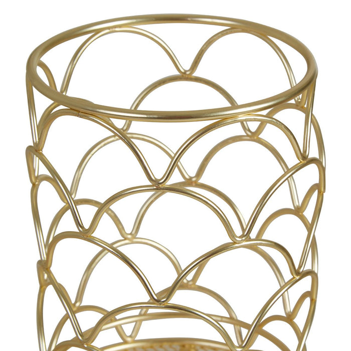 Vertex Deco Utensil Holder - Matte Gold