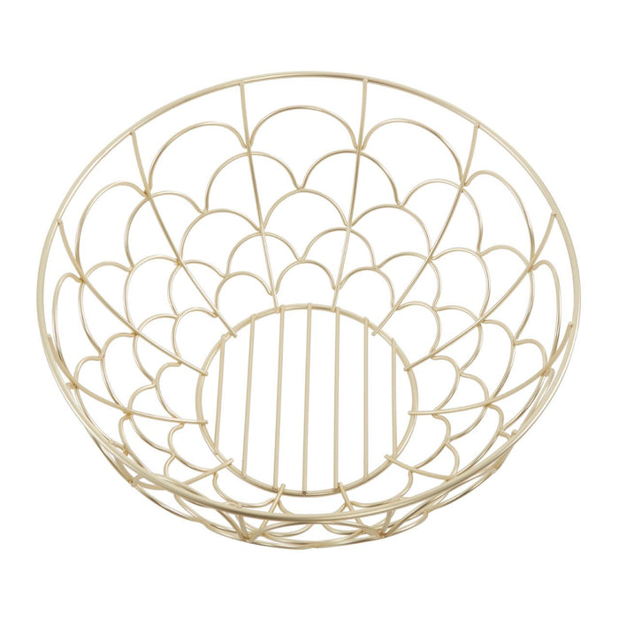 Vertex Deco Fruit Basket - Matte Gold