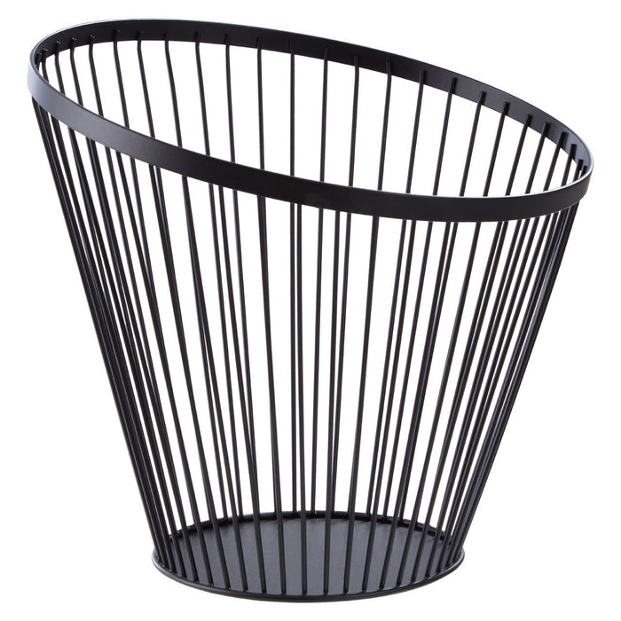 Oblique Matte Black Frame Basket - Tall