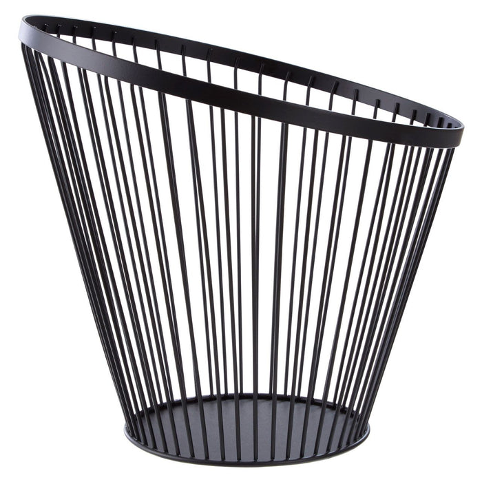 Oblique Matte Black Frame Basket - Tall