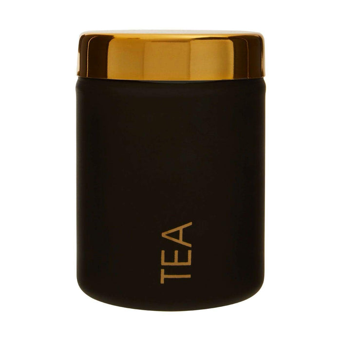 Liberty Black Enamel Tea Canister - Modern Home Interiors