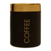 Liberty Black Enamel Coffee Canister - Modern Home Interiors