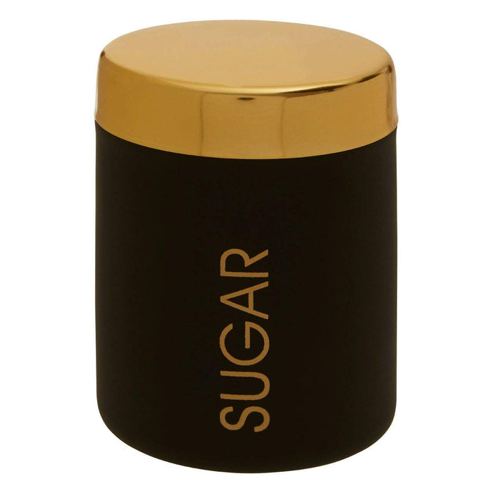 Liberty Black Enamel Sugar Canister - Modern Home Interiors