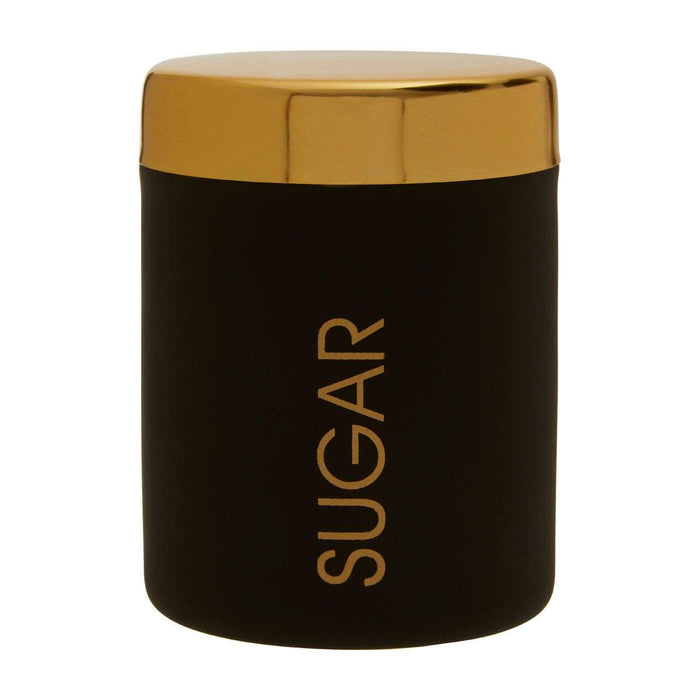 Liberty Black Enamel Sugar Canister - Modern Home Interiors