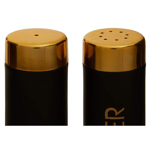 Liberty Black Enamel Salt and Pepper Set - Modern Home Interiors