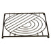 Vertex Black Nickel Finish Square Trivet - Modern Home Interiors