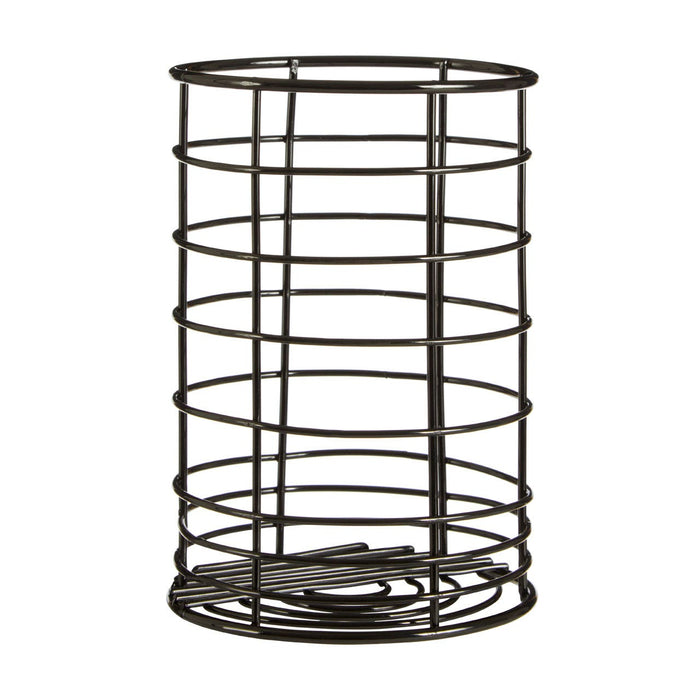 Vertex Black Nickel Finish Utensil Holder - Modern Home Interiors