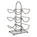 Vertex Black Powder Coat 6 Bottle Wine Rack - Modern Home Interiors