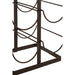 Vertex Bronze Powder Coat 6 Bottle Wine Rack - Modern Home Interiors