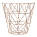 Vertex Pink Finish Storage Basket - Modern Home Interiors