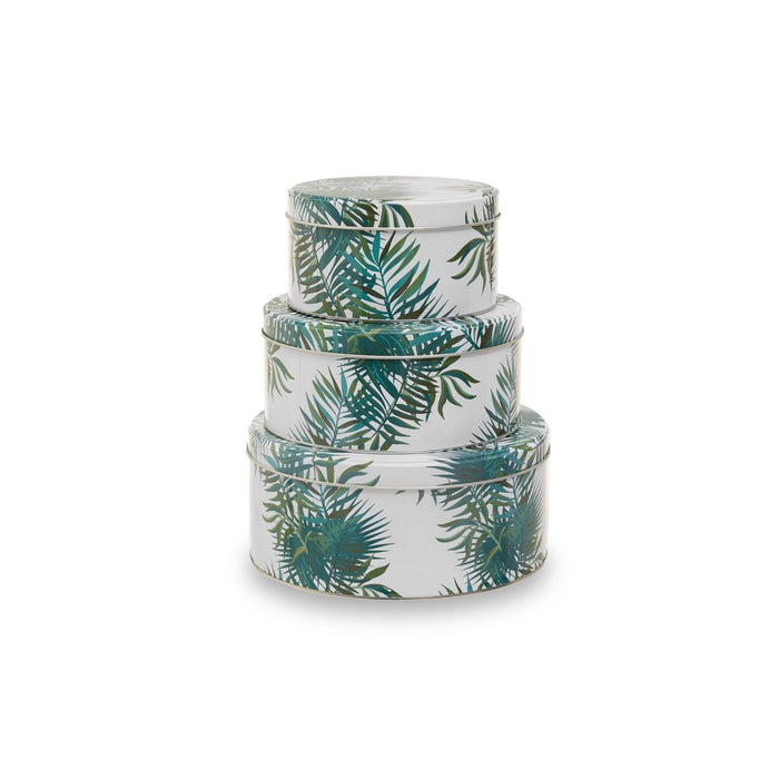 Palm Storage Tins (Set of 3)