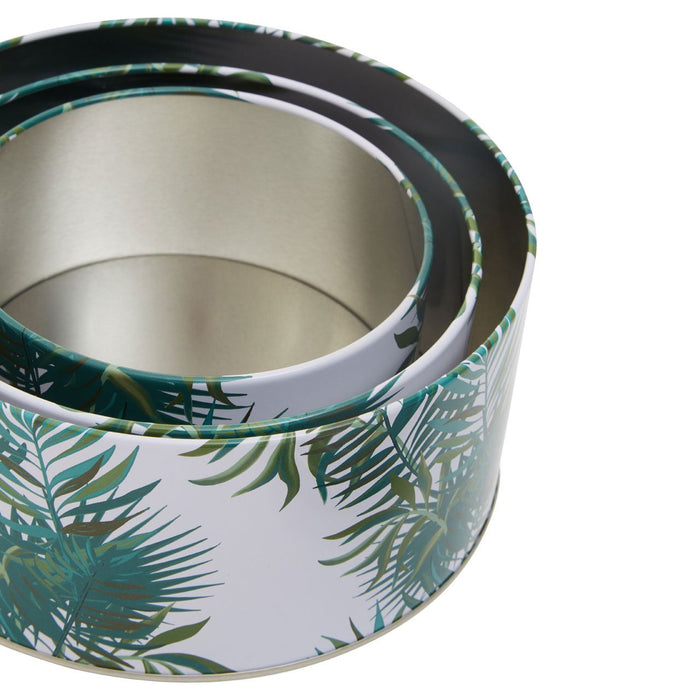 Palm Storage Tins (Set of 3)