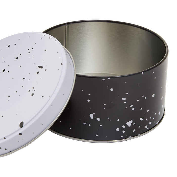 Black and White Storage Tins (Set of 3)