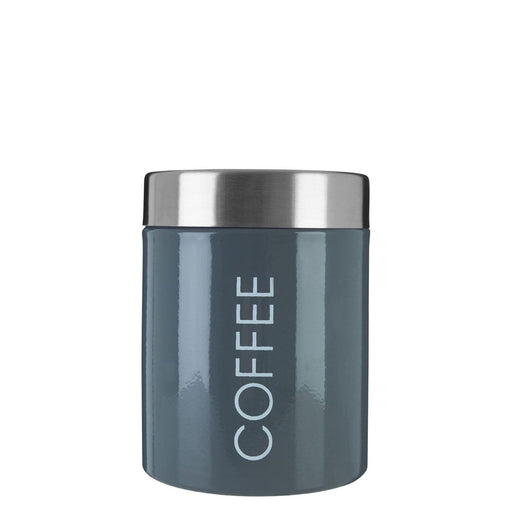 Liberty Grey Enamel Coffee Canister - Modern Home Interiors