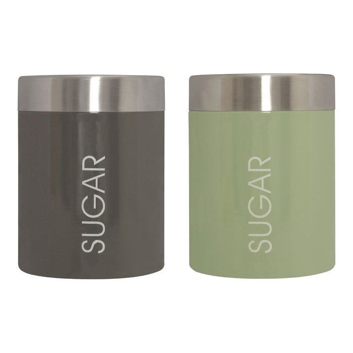 Liberty Grey Enamel Sugar Canister - Modern Home Interiors