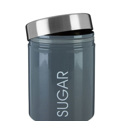 Liberty Grey Enamel Sugar Canister - Modern Home Interiors