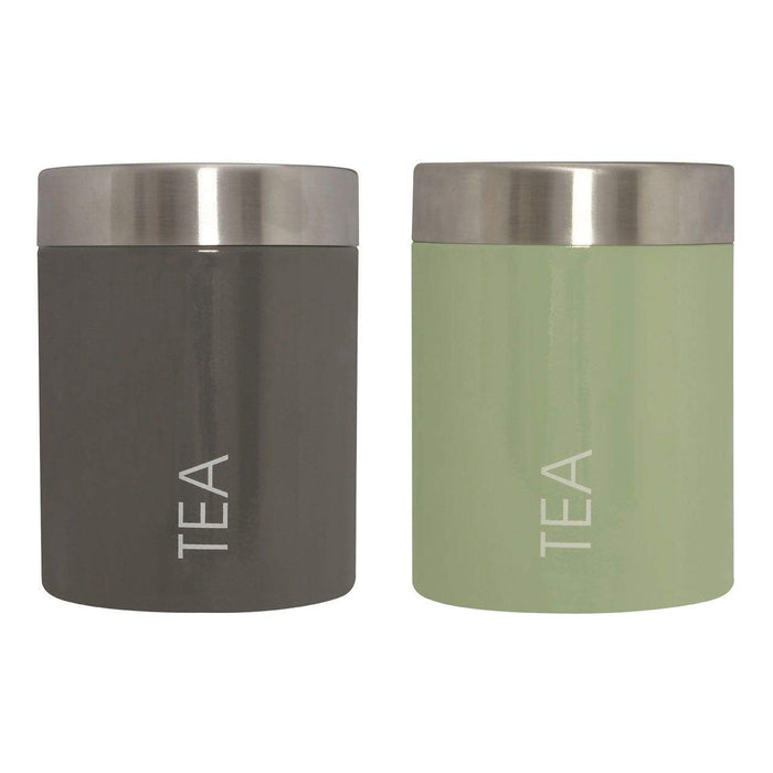 Liberty Pistachio Enamel Tea Canister - Modern Home Interiors