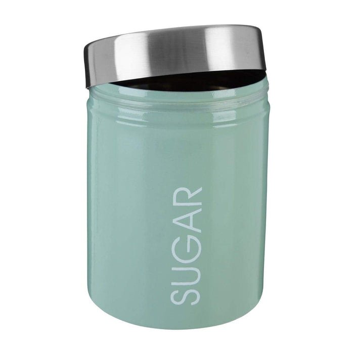 Liberty Pistachio Enamel Sugar Canister - Modern Home Interiors