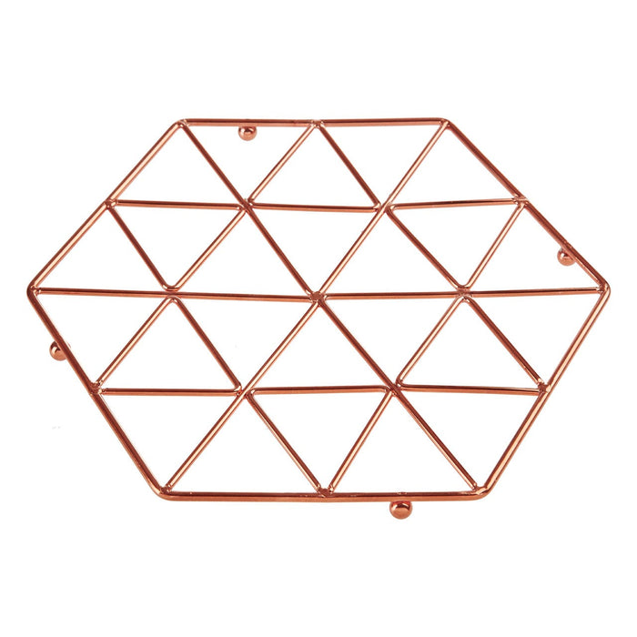 Vertex Copper Finish Trivet - Modern Home Interiors