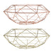 Vertex Copper Finish Wide Fruit Basket - Modern Home Interiors