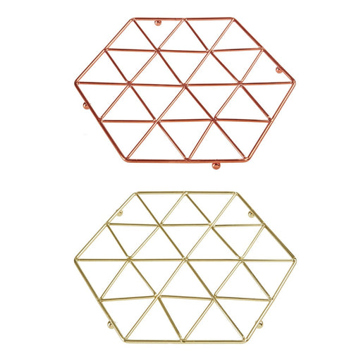 Vertex Gold Finish Trivet - Modern Home Interiors