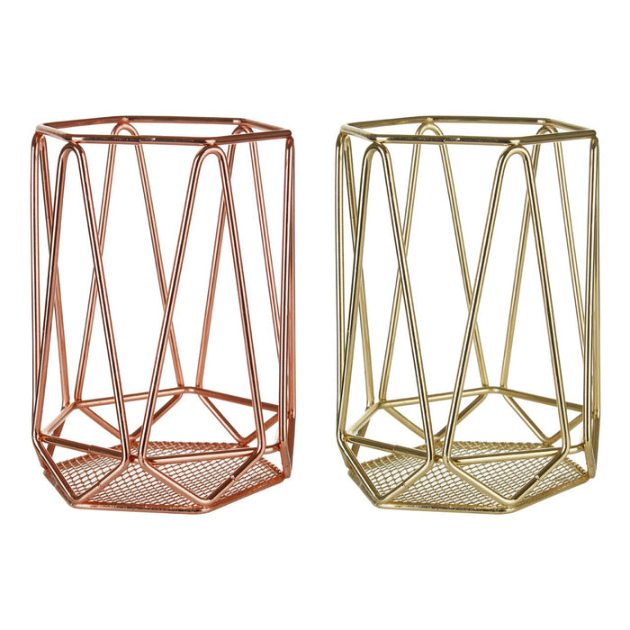 Vertex Gold Finish Utensil Holder - Modern Home Interiors