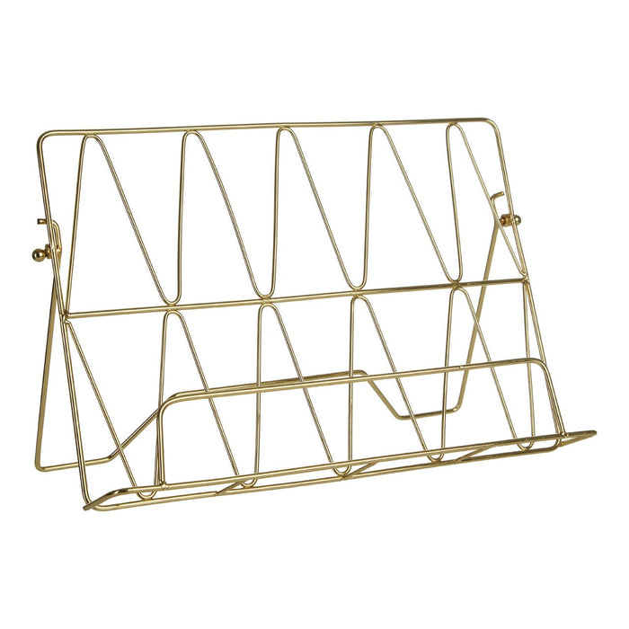 Vertex Gold Finish Cookbook Stand - Modern Home Interiors