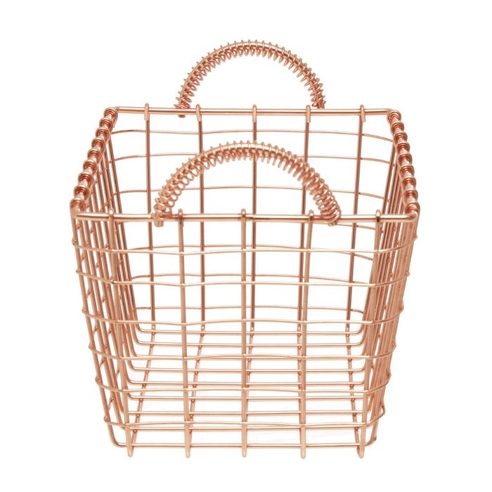 Vertex Rectangular Basket - Copper